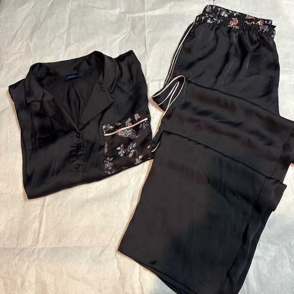 Apt. 9 Black Satin Sleepwear - Picture 2 of 10